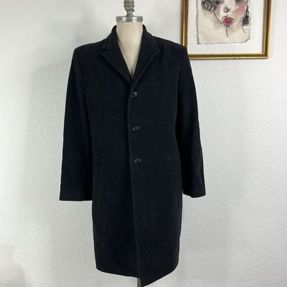 Hathaway Platinum Cashmere Wool Blend Coat Jacket - Picture 1 of 10